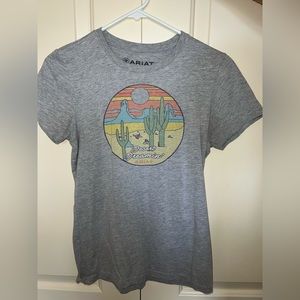 Ariat t-shirt! So comfy and easy to style!